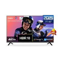 CHiQ L40FT TV 40", FHD, smart, Google TV, dbx-tv, Dolby Audio, Frameless
