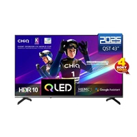 CHiQ U43QST TV 43", UHD, QLED, ultratenká, Google TV, DLG 120 Hz, Dolby Audio, Frameless, metalická