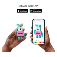 BAZAR - PIXIO Happy Family magnetická stavebnice - Poškozený obal (Komplet)