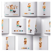 BAZAR - PIXIO Happy Family magnetická stavebnice - Poškozený obal (Komplet)