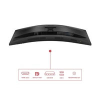 AOC MT 34" CU34E4CV - 3440x1440,VA,120Hz,HDR10,2xHDMI,DP,USBhub,USB-C,RJ45,repro,Zakřivený