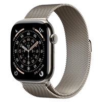 Apple Watch Series 11 GPS + Cellular 46mm Natural Titanium Case with Natural Milanese Loop - M/L