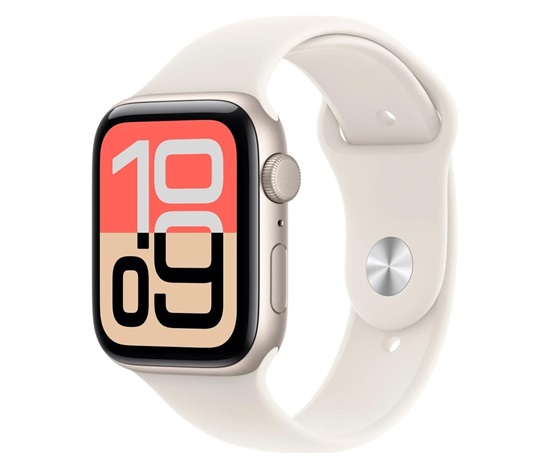 Apple Watch SE 3 GPS 40mm Starlight Aluminium Case with Starlight Sport Band - M/L