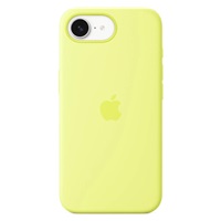 Apple iPhone 16e Silicone Case – Neon Yellow