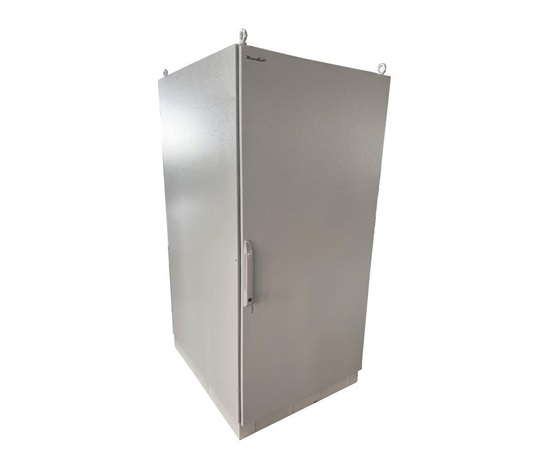 XtendLan 19" venkovní stojanový rozvaděč 42U 800x1000, krytí IP54, nosnost 1600kg, podstavec, ventilace, termostat, šedý