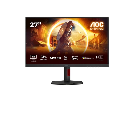 BAZAR - AOC MT 27" Q27G4ZR - 2560x1440,Fast IPS,240Hz (OC 260Hz),2xHDMI,1xDP,Repro,Pivot - Poškozený obal