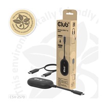Club3D Bezdrátový adaptér (vysílač) USB-C na HDMI, Full HD, dosah 25m