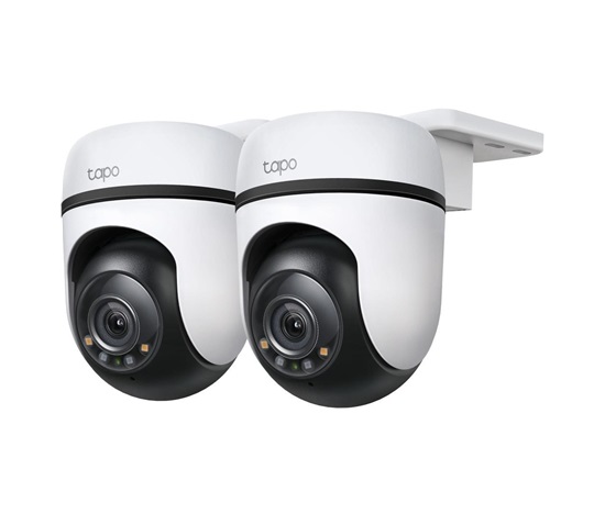 TP-Link Tapo C510W(2-pack) venkovní-outdoor kamera, (3MP, PTZ, 2K 1296p, WiFi, IR 30m, micro SD card)