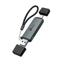 TP-Link UA430D čtečka karet (1xUSB-C3.2Gen1,1xUSB-A3.2Gen1,1xmicroSD,1xSD)