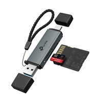 TP-Link UA430D čtečka karet (1xUSB-C3.2Gen1,1xUSB-A3.2Gen1,1xmicroSD,1xSD)