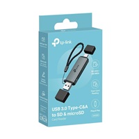 TP-Link UA430D čtečka karet (1xUSB-C3.2Gen1,1xUSB-A3.2Gen1,1xmicroSD,1xSD)
