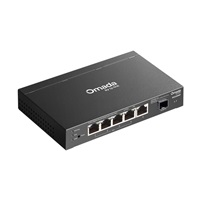 TP-Link OMADA switch SG2206MP (5xGbE,1xSFP,4xPoE+,63W,fanless)