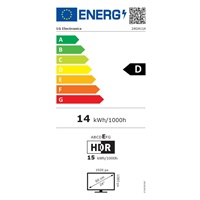 LG MT IPS LCD LED 23,8" 24G411A-B - IPS panel, 1920 x 1080, 144Hz, 5ms, G-sync, HDMI, DP