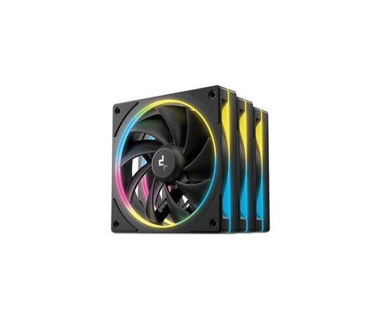 DEEPCOOL Ventilátor FL12 SE 3v1, 3x120mm, ARGB, černá