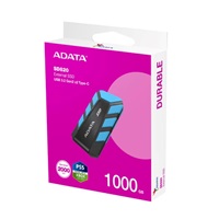 ADATA External SSD 1TB SD820, USB 3.2 Gen 2x2, Černo-modrá