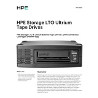 HPE Storage LTO-8 Ultrium External Tape Drive (+5x Q2078A LTO-8 30TB Data Cartridges) Smart Choice
