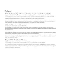 HPE Storage LTO-8 Ultrium External Tape Drive (+5x Q2078A LTO-8 30TB Data Cartridges) Smart Choice