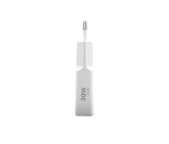 WG - Síťová nabíječka GaN 2x USB, 1x USB-C 30W + 1x USB-A 18W, white, Ultra Slim