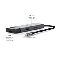 TP-Link UH5020C USB-C hub 5v1 (2x USB3.2Gen1,2xUSB-C3.2Gen1, 1xHDMI, PD 100W)