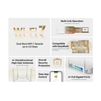 MERCUSYS MR25WBE EasyMesh WiFi7 router (BE3600, 2,4GHz/5GHz,1xGbEWAN,3xGbELAN)