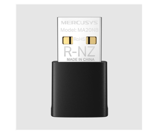 MERCUSYS MA20NB WiFi5 USB nano adapter (AC650,2,4GHz/5GHz,Bluetooth5.0,USB2.0)