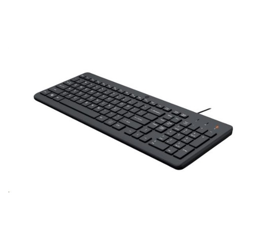 BAZAR - HP 150 Wired Keyboard - drátová klávesnice - CZ/SK lokalizace - Poškozený obal (Komplet)