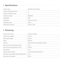 MikroTik CSS606-1G-2Gi-3S+OUT Venkovní PoE switch GPERx6 (3x GBE, 3× 10G SFP+ GPERx6)