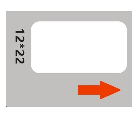 Niimbot štítky RP 12x22mm 250ks White pro D11 a D110
