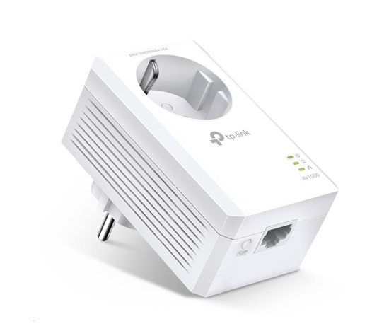 BAZAR - TP-Link TL-PA7017P průchozí powerline adaptér (AV1000,1xGbE, HomePlug AV2) - rozbaleno