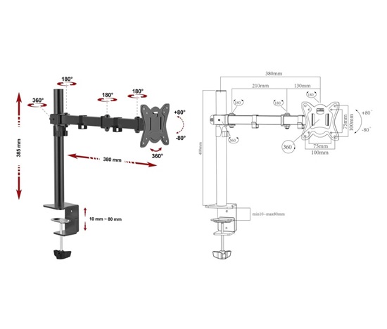 Držák na monitor Fiber Novelty FN401