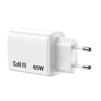 VERBATIM GaN Nabíječka Essentials 65W, 2xUSB-C, 1xUSB-A, bílá