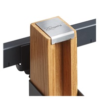 Vogel‘s TV 40-77‘‘, natáčení ±45°, VESA 600x400 mm, výška středu VESA 780-980 mm, 50 kg, dub + černá ocel