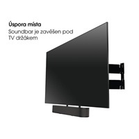 Vogel‘s Univerzální soundbar držák, uchycení na TV držák, nastavení šířky a výšky
