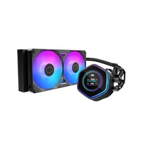 Cooler Master vodní chladič MasterLiquid Atmos II LCD 240, 2x120mm, LGA1851, AM5, černá