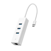TP-Link UE330C USB-C/Ethernet síťový adaptérm USB hub (1xUSB3.0 -> 1xGbE, 3xUSB3.0)