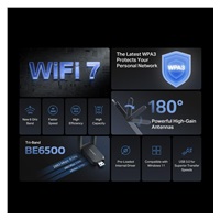 MERCUSYS MA37BEH WiFi7 USB adapter (AC1300,2,4GHz/5GHz/6GHz,USB3.0)