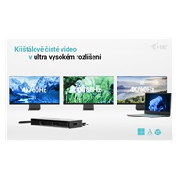 i-tec USB-C Triple 4K HDMI Video Adapter, Power Delivery 100W