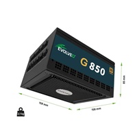 EVOLVEO G850 zdroj 850W, 80+ GOLD, ATX 3.1, aPFC, 140 mm ventilátor