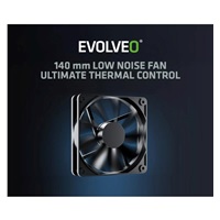 EVOLVEO G850 zdroj 850W, 80+ GOLD, ATX 3.1, aPFC, 140 mm ventilátor