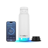HidrateSpark PRO 2 chytrá lahev s brčkem, 950 ml, bílá