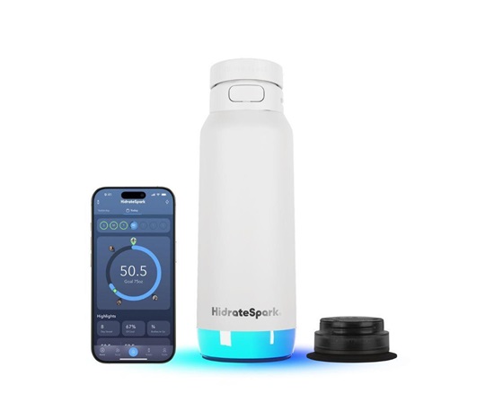 HidrateSpark PRO 2 chytrá lahev, 950 ml, bílá