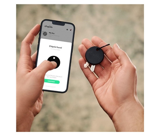 Chipolo POP – Bluetooth lokátor, černý