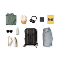 tomtoc VintPack - TA1 Laptop Backpack, černá