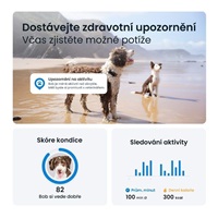 Tractive DOG 6 – GPS lokátor pro psy a monitor zdraví, černý