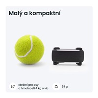 Tractive DOG 6 – GPS lokátor pro psy a monitor zdraví, černý