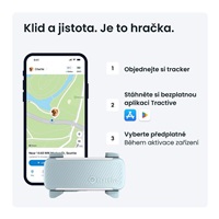 Tractive DOG 6 – GPS lokátor pro psy a monitor zdraví, mátový