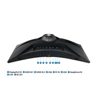 BAZAR - #SAMSUNG MT LED LCD Gaming Smart Monitor 32" OdysseyG75T  - prohnutý,VA,2560x1440,1ms,240Hz,Wifi, BT,Pivot - Poš