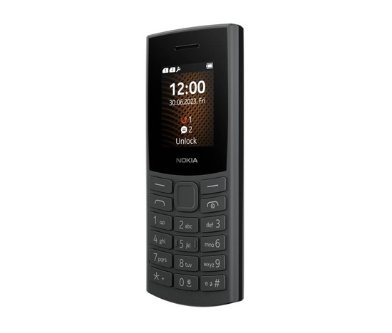BAZAR - Nokia 105 4G, černá (2024) EU - Poškozený obal (Komplet)