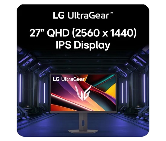 LG MT IPS LCD LED 27" 27G610A-B - IPS panel, 2560x1440, 200Hz, 2xHDMI, DP, pivot,