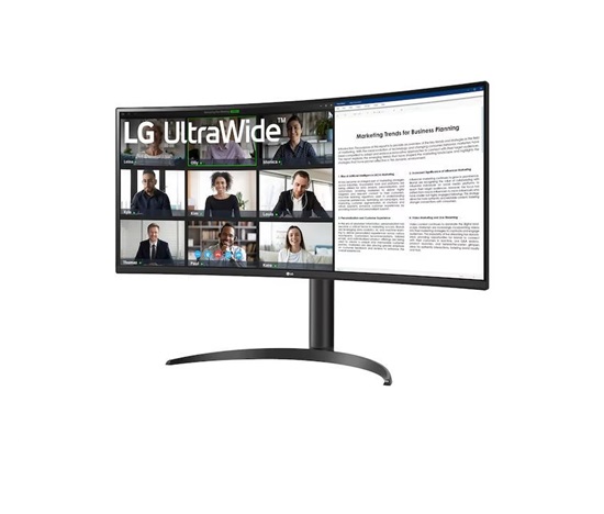 LG MT VA LED 34" 34WR55QK - VA panel, 3440x1440, 2xHDMI, DP, USB-C, USB 3.0, zakriven, nast vyska